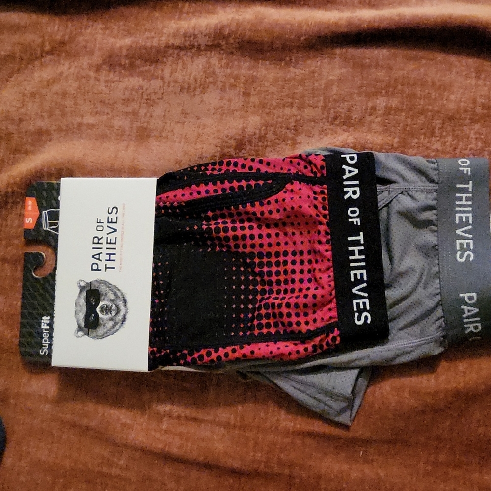 Pair of thieves men's long boxer briefs 2 set size small